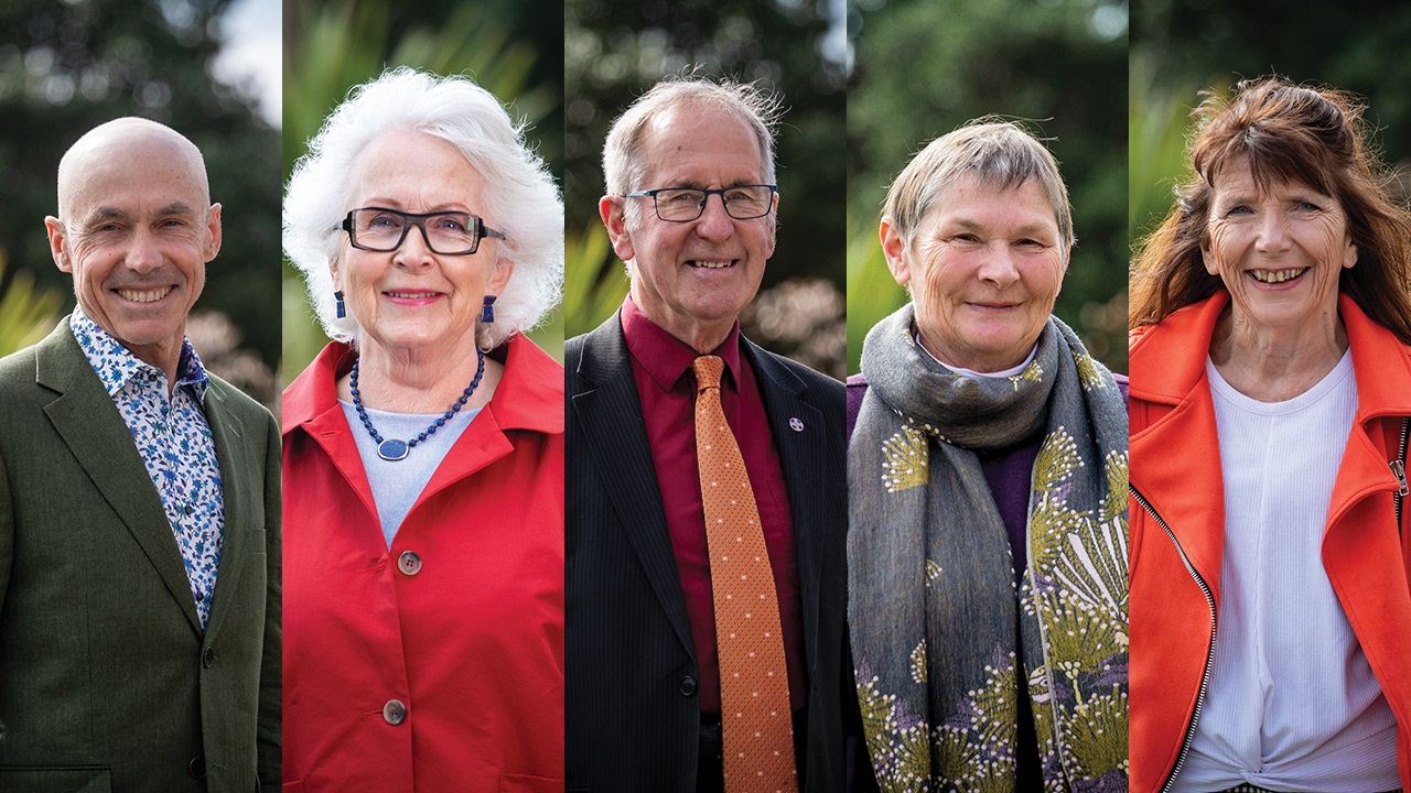 Portraits of 2023 Palmerston North Civic Awards recipients