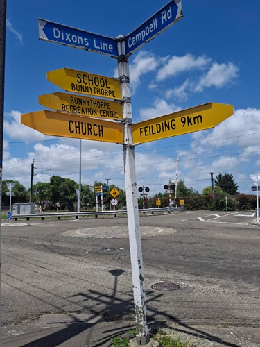 The Dixons Line/Campbell Road roundabout