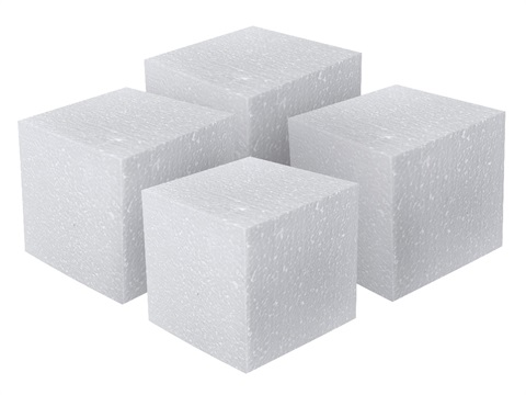 Picture of polystyrene blocks