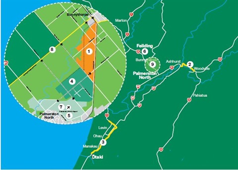 Map of Te Utanganui.